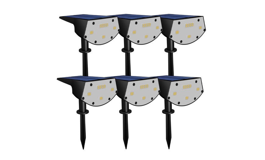 Up To 28 Off On WBM Smart Solar Spotlights I Groupon Goods