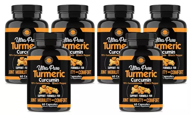 Angry Supplements Ultra Pure Turmeric Curcumin (4- or 6-Pack)  - Second Medium