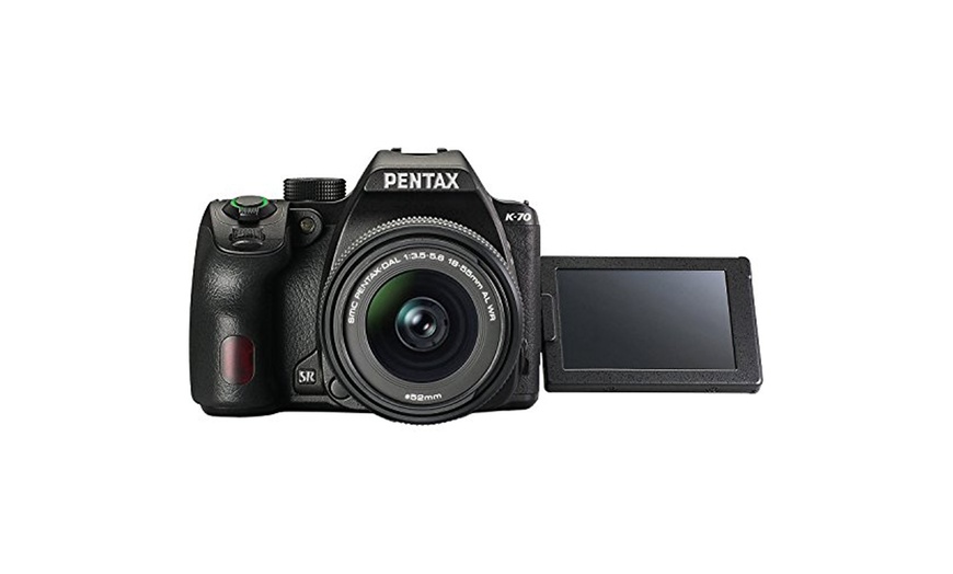 Pentax K Dslr With Smc Da Mm F Al Wr Lens Black Groupon