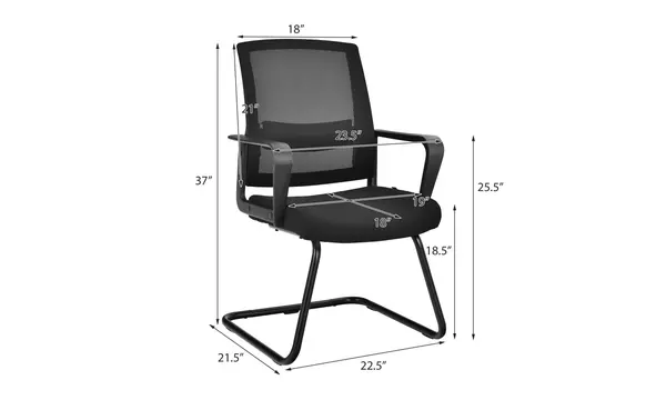 Costway Set Of Conference C Groupon Goods