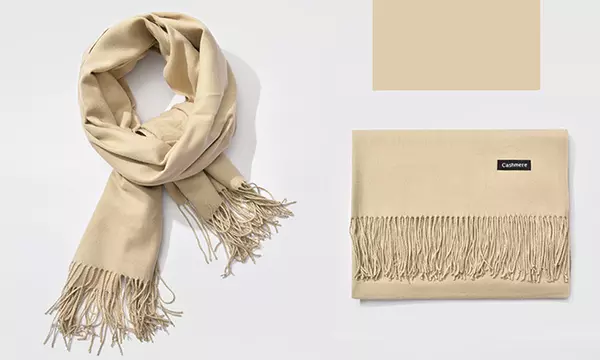 Cashmere Shawls With Soft Fringe - Second Medium