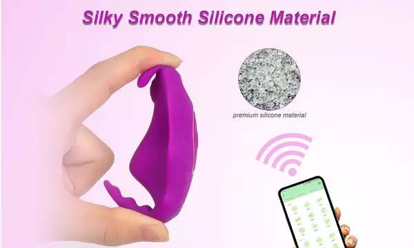 Wearable Panty APP Remote Control Clitoral G Spot Vibrators 9 Vibrations Modes - Second Medium