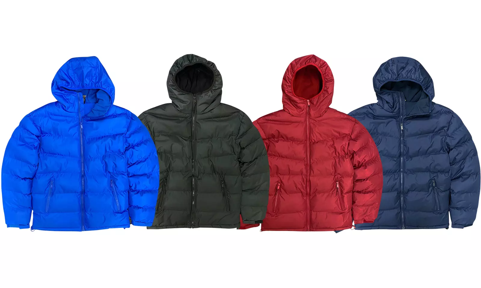 Royal Threads Men Fleece Insulated Puffer Jacket