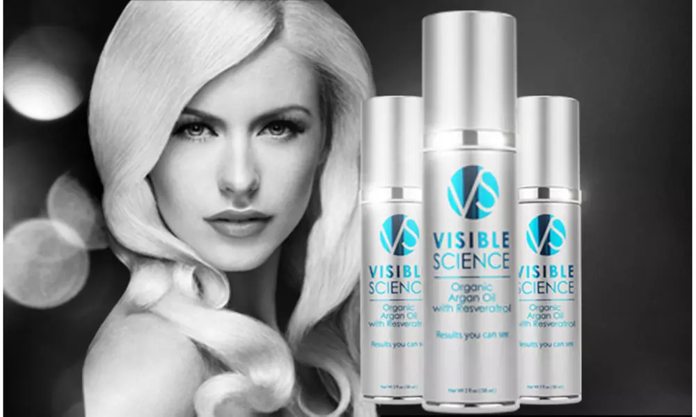 Visible Science Organic Argan Oil Hair Moisturizer with Resveratrol