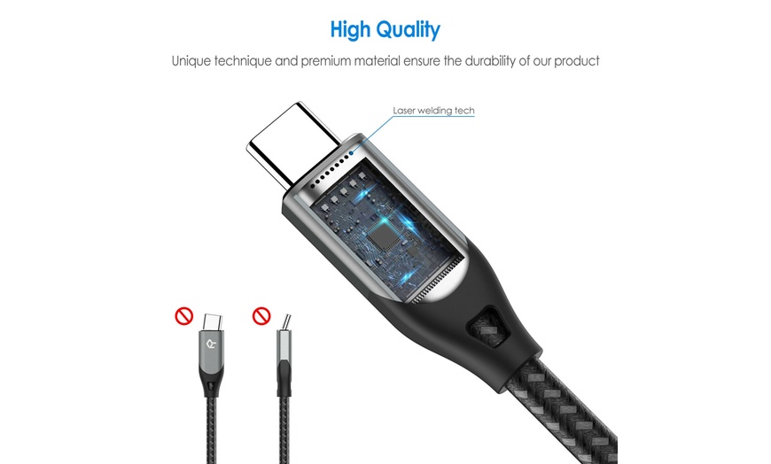 Rankie Usb C To Usb C W Cable Usb Type C Fast Charging Black Gray