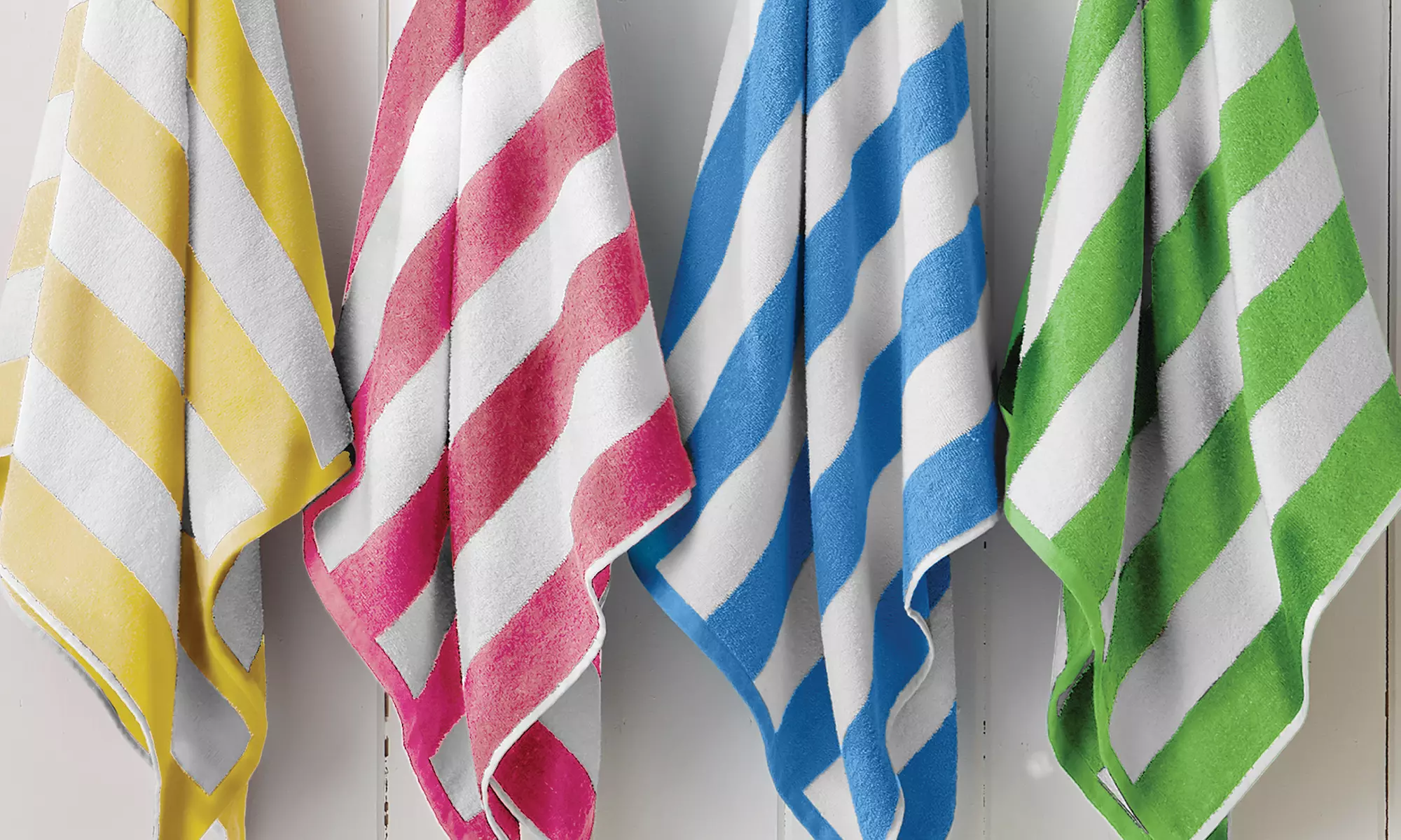 4 Pack Premium Cotton Cabana Beach Towel