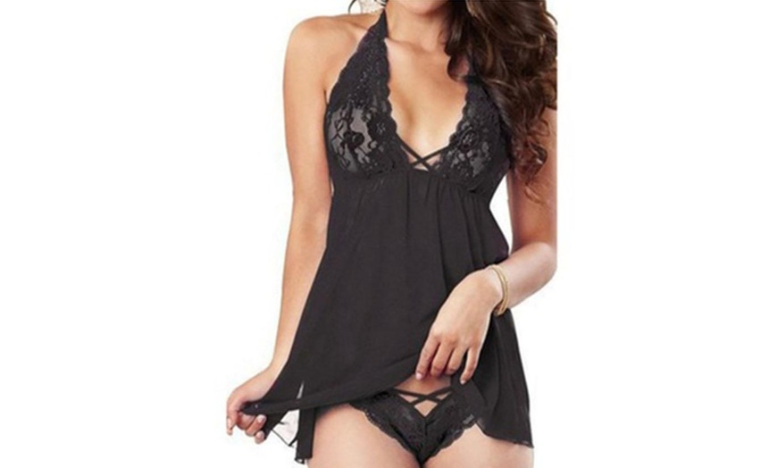 Up To Off On Women Sexy Lingerie Lace Baby Groupon Goods