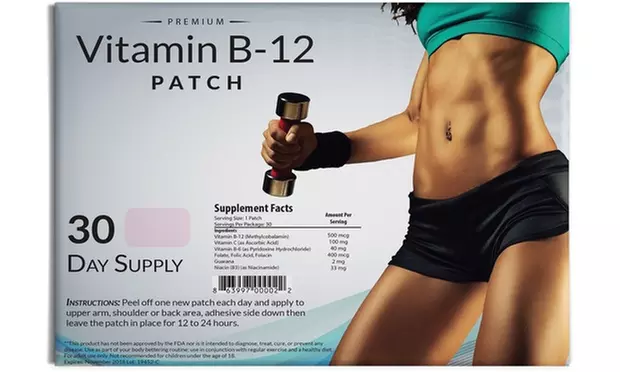 Vitamin B12 and Guarana Weight Loss Slimming Patches (1- 2- or 3- Pack) - Primary Image