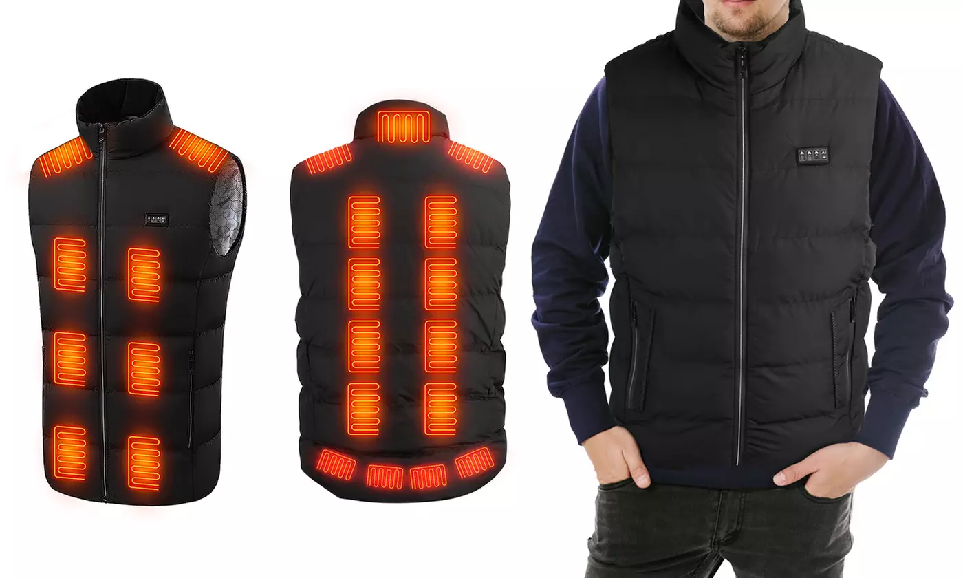 N'POLAR Electric Heated Hooded Jacket 8 Zones 3-5 Modes