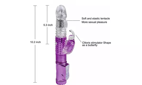 Powerful Handheld Cordless G-Spot Vibrator Rabbit Vibrator Collection  - Second Medium