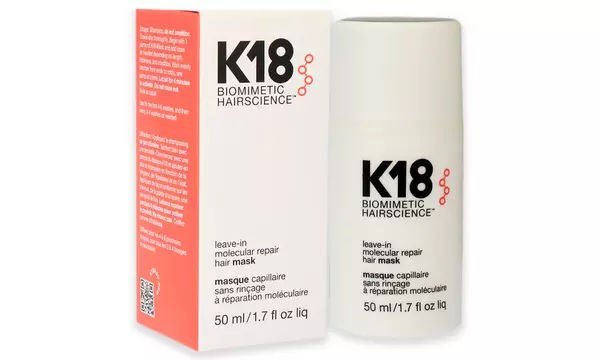 Leave-In Molecular Repair Hair Mask by K18 Hair for Unisex - 1.7 oz Masque - Second Medium