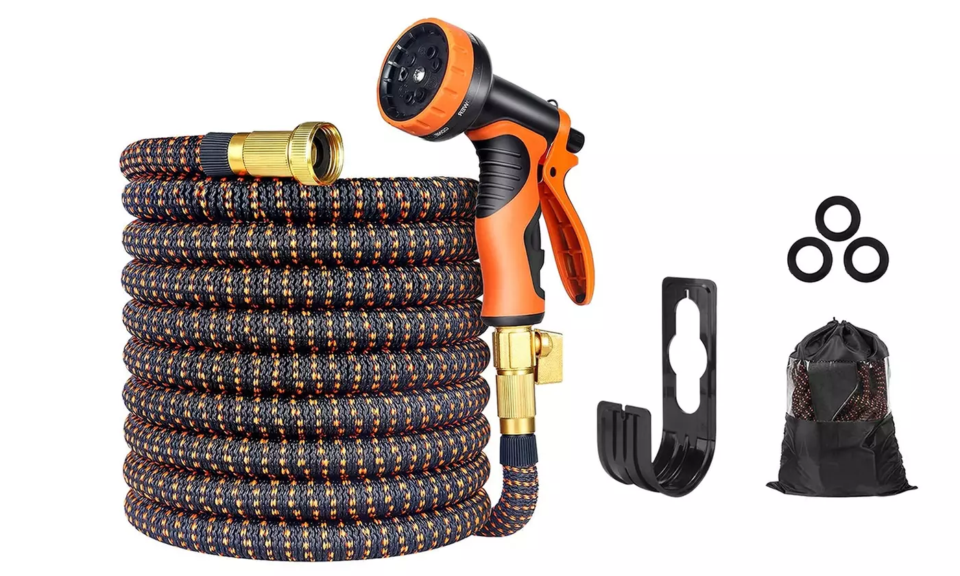 iMounTEK Expandable Garden Hose Water Hose Kit - 50FT/75FT/100FT  - Primary Image