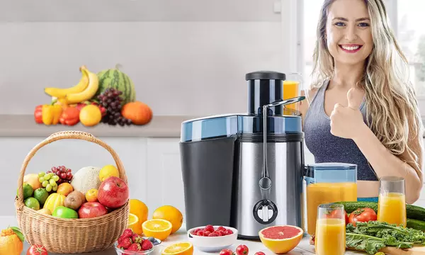 NewHome 1000W Centrifugal Juicer Juice Extractor Fruit Vegetable Juicer Machine - Second Medium