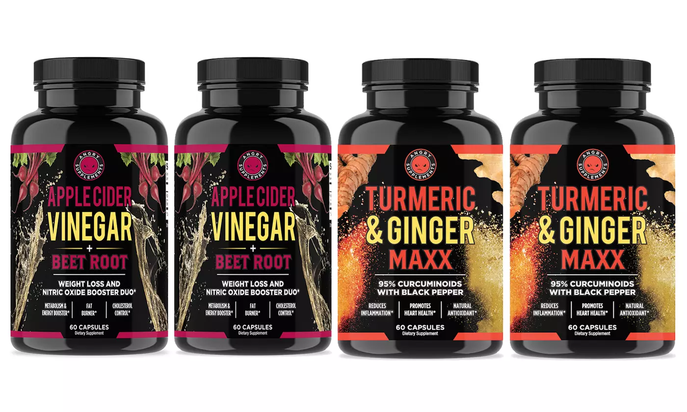 Apple Cider Vinegar with Beet Root and Turmeric Ginger Maxx 4-Pack  - Second Medium