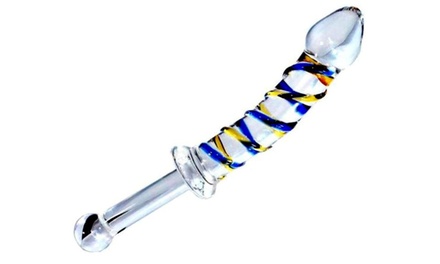 Стеклянный анальный фаллоимитатор Glas Calisto Clear Glass Dildo, бесцветный, до 18 см GLAS-78 - Glas - Анальные стимуляторы - Купить