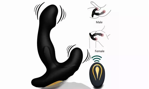 12 Speeds Prostate Massager Anal Plug Vibrator Remote Control Waterproof Sex Toy - Primary Image