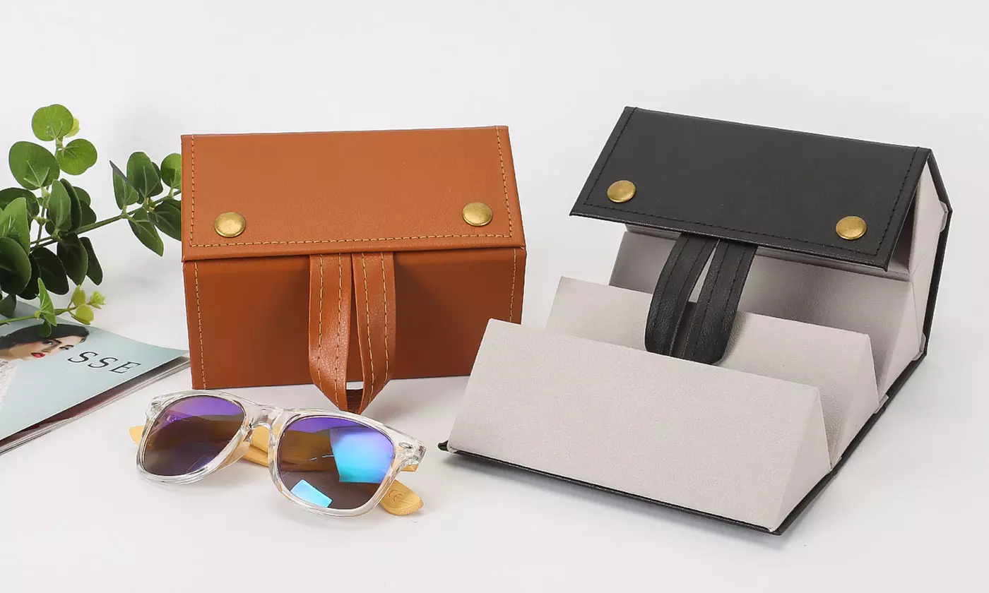 Travel Sunglasses Organizer Case Eyeglasses Storage Box Hanging Eyewear Holder