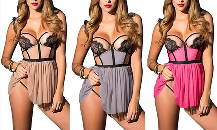 Up To Off On Women S Sexy Lace Lingerie Dr Groupon Goods