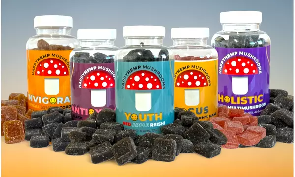 Mushroom Gummies by Happy Hemp - Second Medium