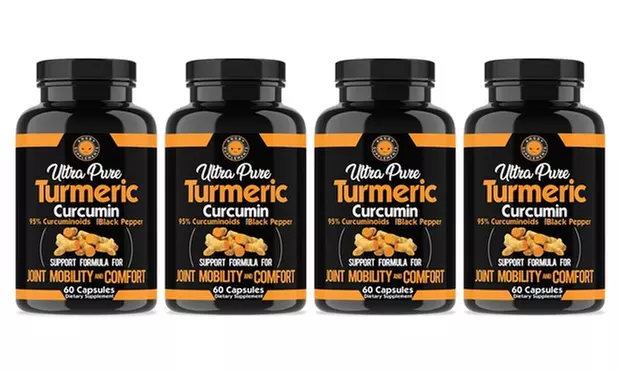 Angry Supplements Ultra Pure Turmeric Curcumin (4- or 6-Pack)  - Primary Image