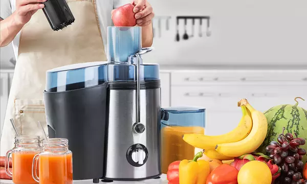 NewHome 1000W Centrifugal Juicer Juice Extractor Fruit Vegetable Juicer Machine - Second Medium