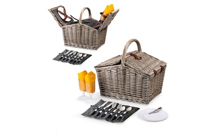 Up To Off On Piccadilly Picnic Basket Groupon Goods