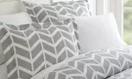 Merit Linens Premium 3 Piece Pattern Duvet Cover Set