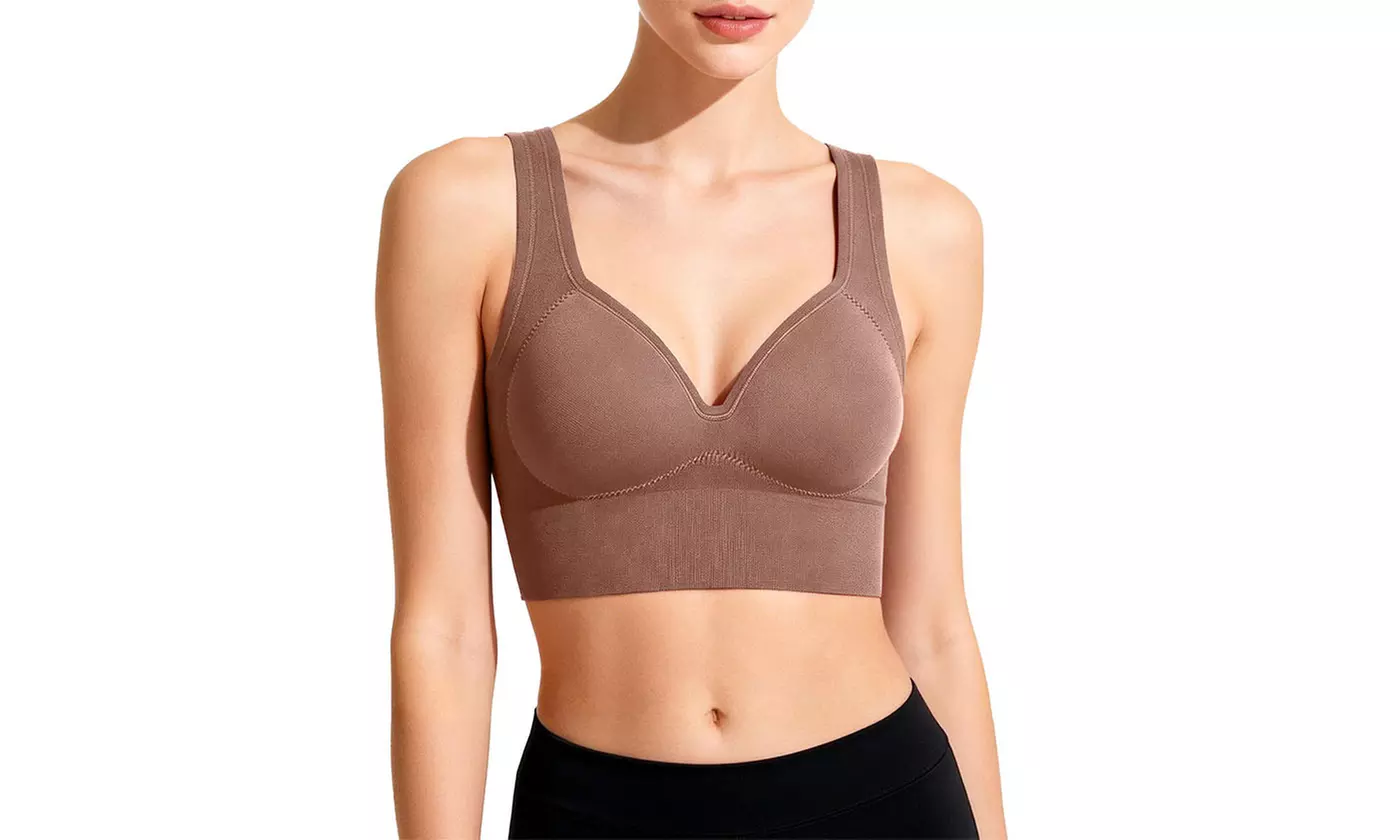 Womens Non-Wired Cami Bra with Natural Lift Support
