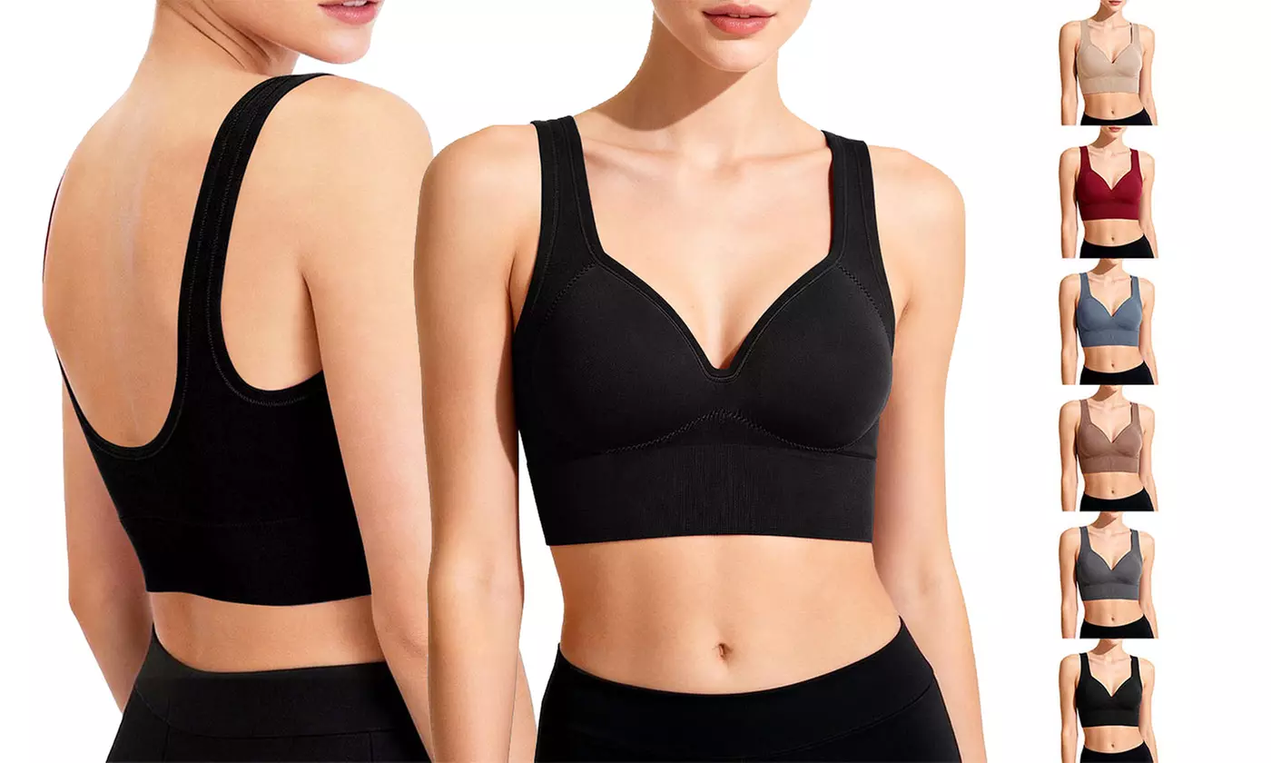 Womens Non-Wired Cami Bra with Natural Lift Support