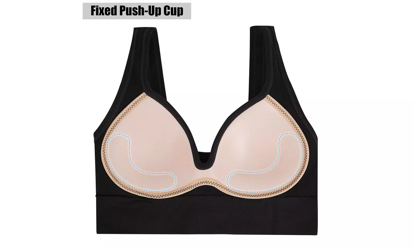 Womens Non-Wired Cami Bra with Natural Lift Support