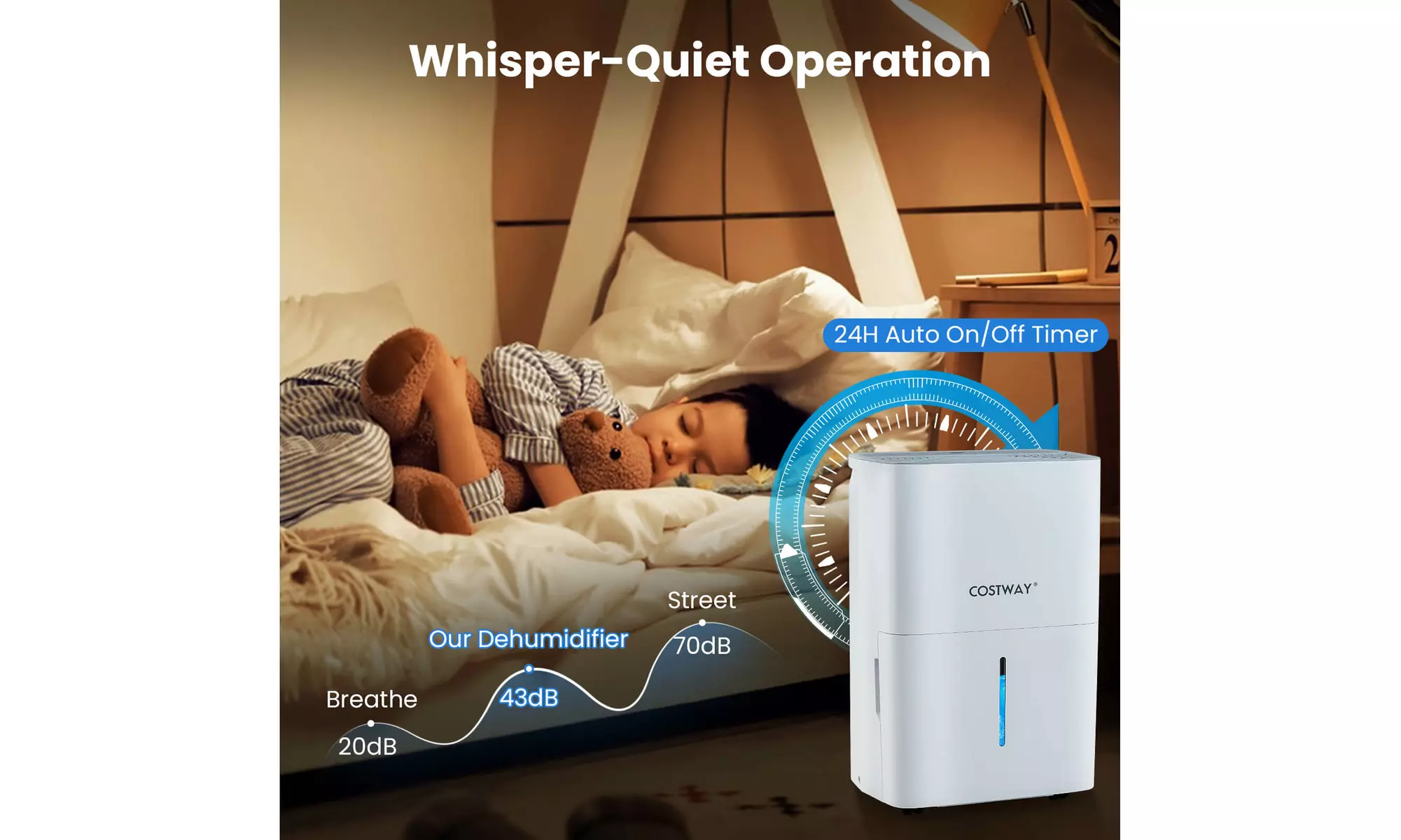 Costway Energy Star Dehumidifier: Eliminate excess moisture