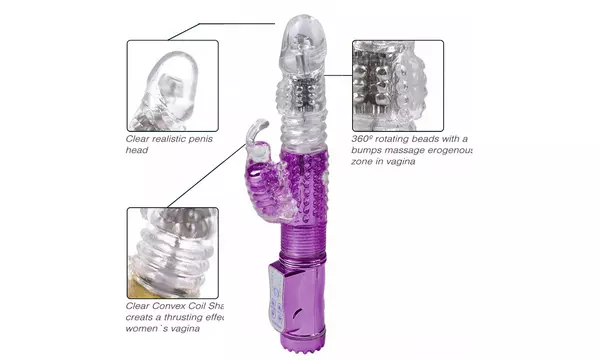 Powerful Handheld Cordless G-Spot Vibrator Rabbit Vibrator Collection  - Second Medium