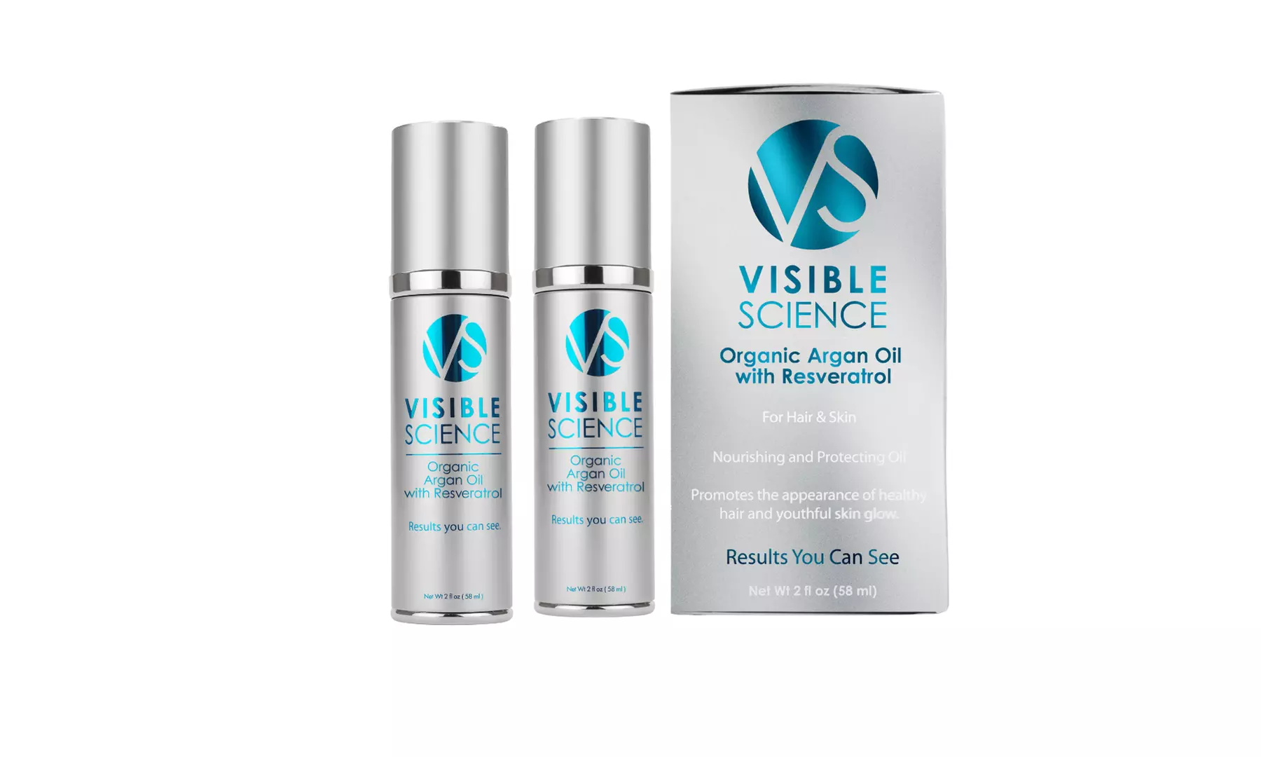 Visible Science Organic Argan Oil Hair Moisturizer with Resveratrol
