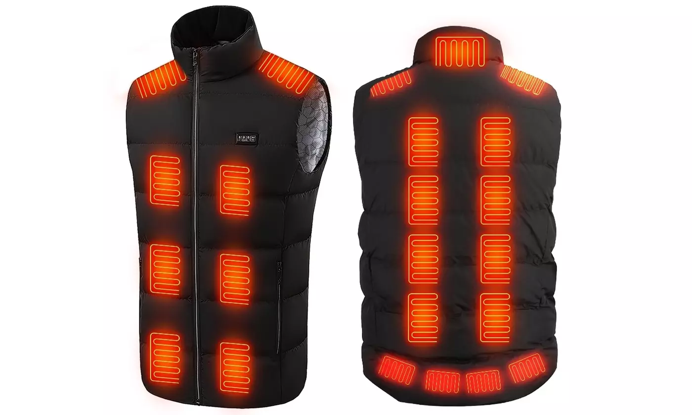 N'POLAR Electric Heated Hooded Jacket 8 Zones 3-5 Modes