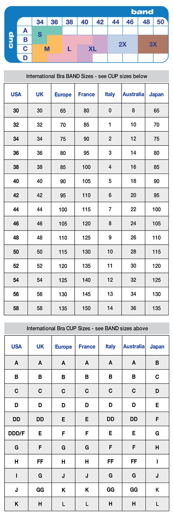 Hanes comfort evolution 2025 bra size chart