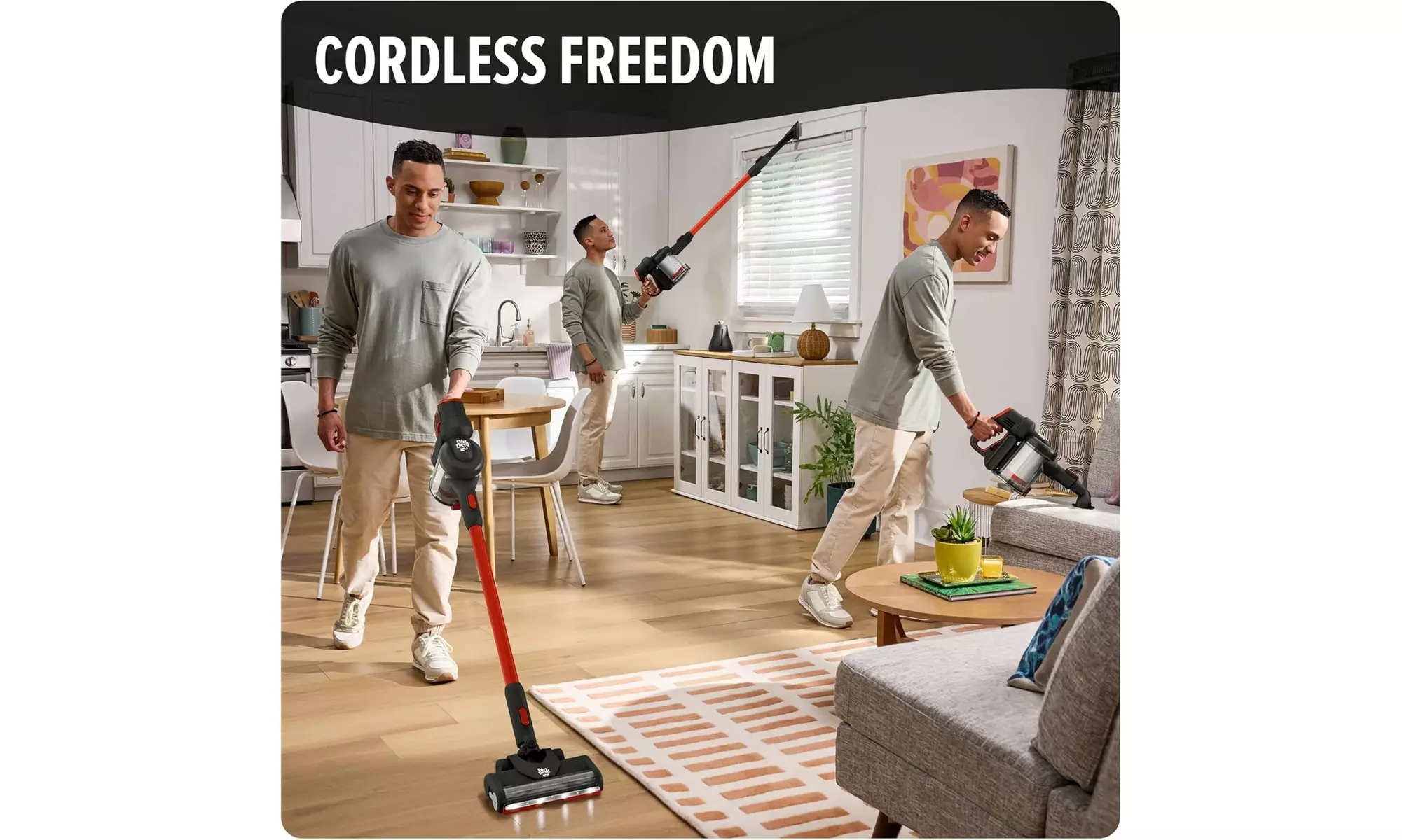 Dirt Devil Multi-Surface Vacuums: Upright, Stick, & 8V Grab & Go+ Cordless Hand Vacuums