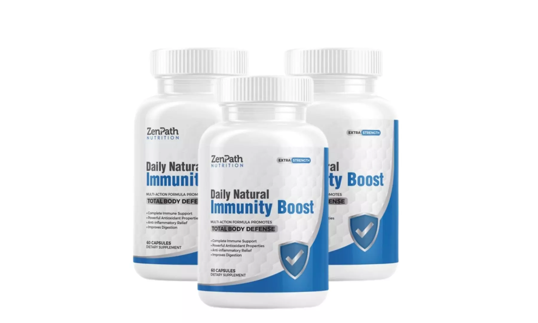Daily Natural Immunity Boost Supplement - Multi-Action Formula