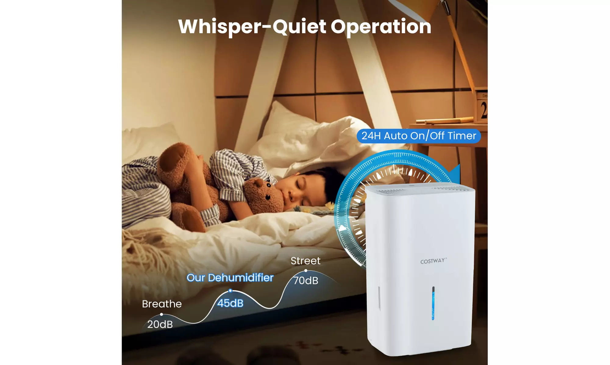 Costway Energy Star Dehumidifier: Eliminate excess moisture