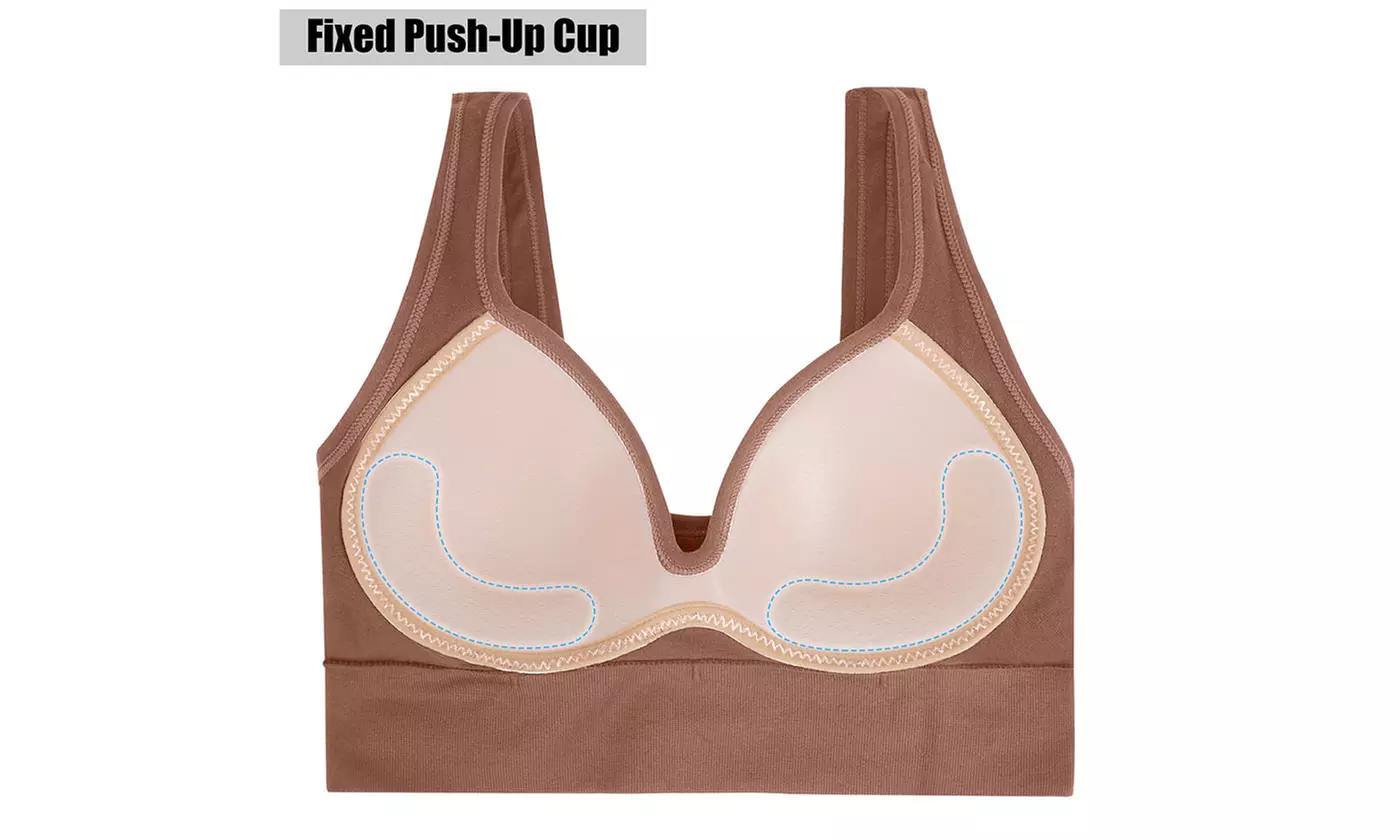 Womens Non-Wired Cami Bra with Natural Lift Support