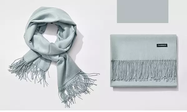 Cashmere Shawls With Soft Fringe - Second Medium