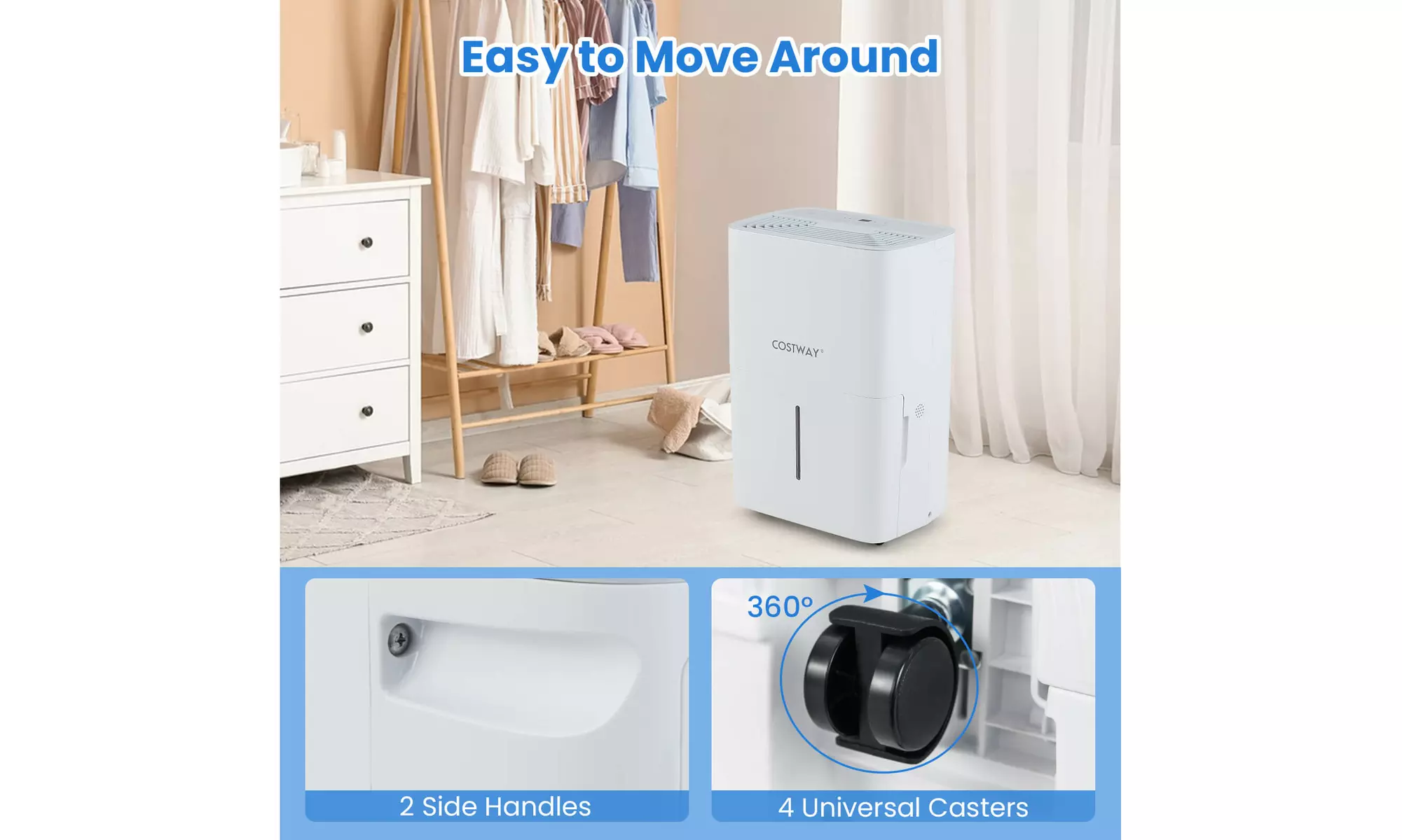 Costway Energy Star Dehumidifier: Eliminate excess moisture