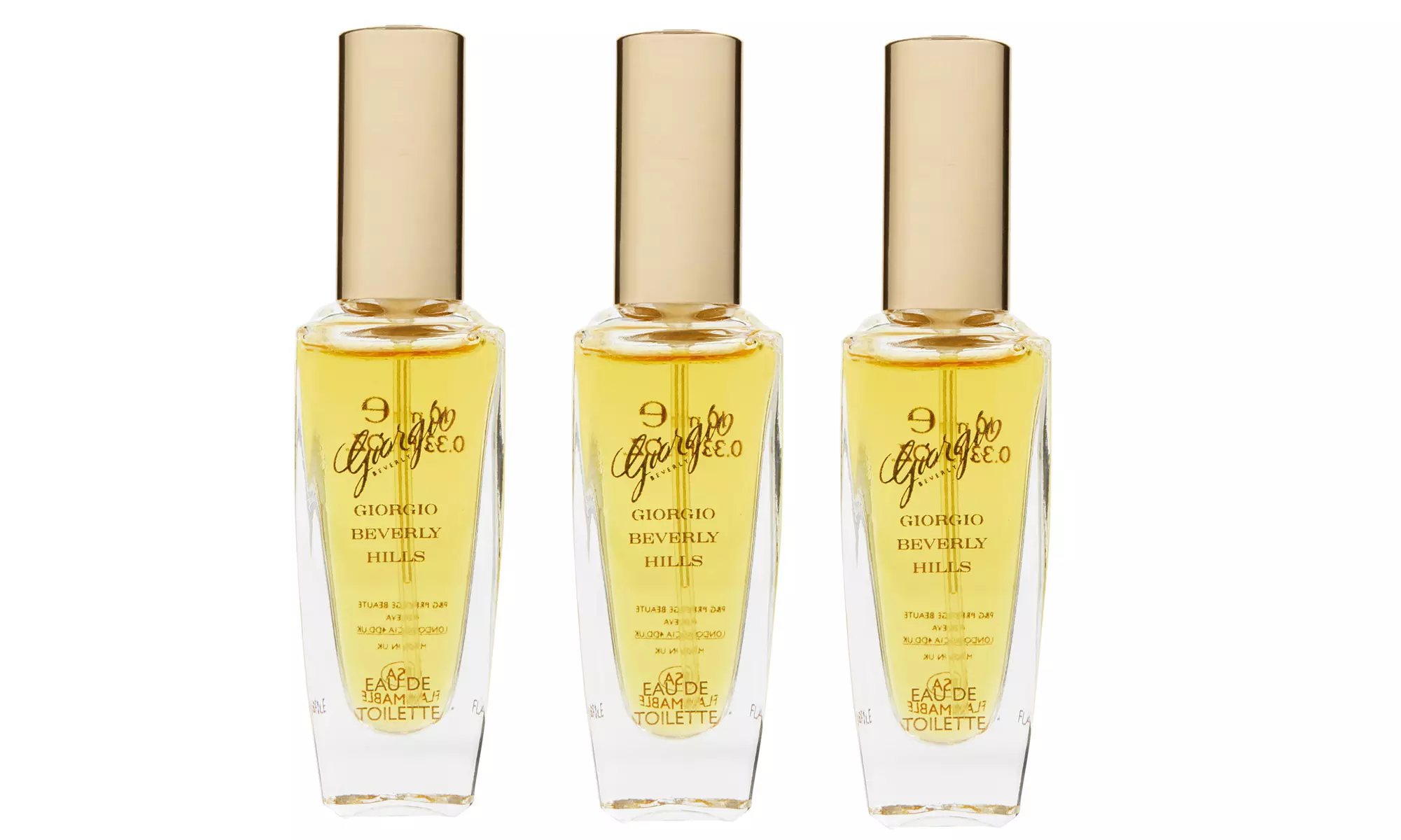 Giorgio by Giorgio Beverly Hills 0.33 FL. Oz. X 3 Pcs Women's
