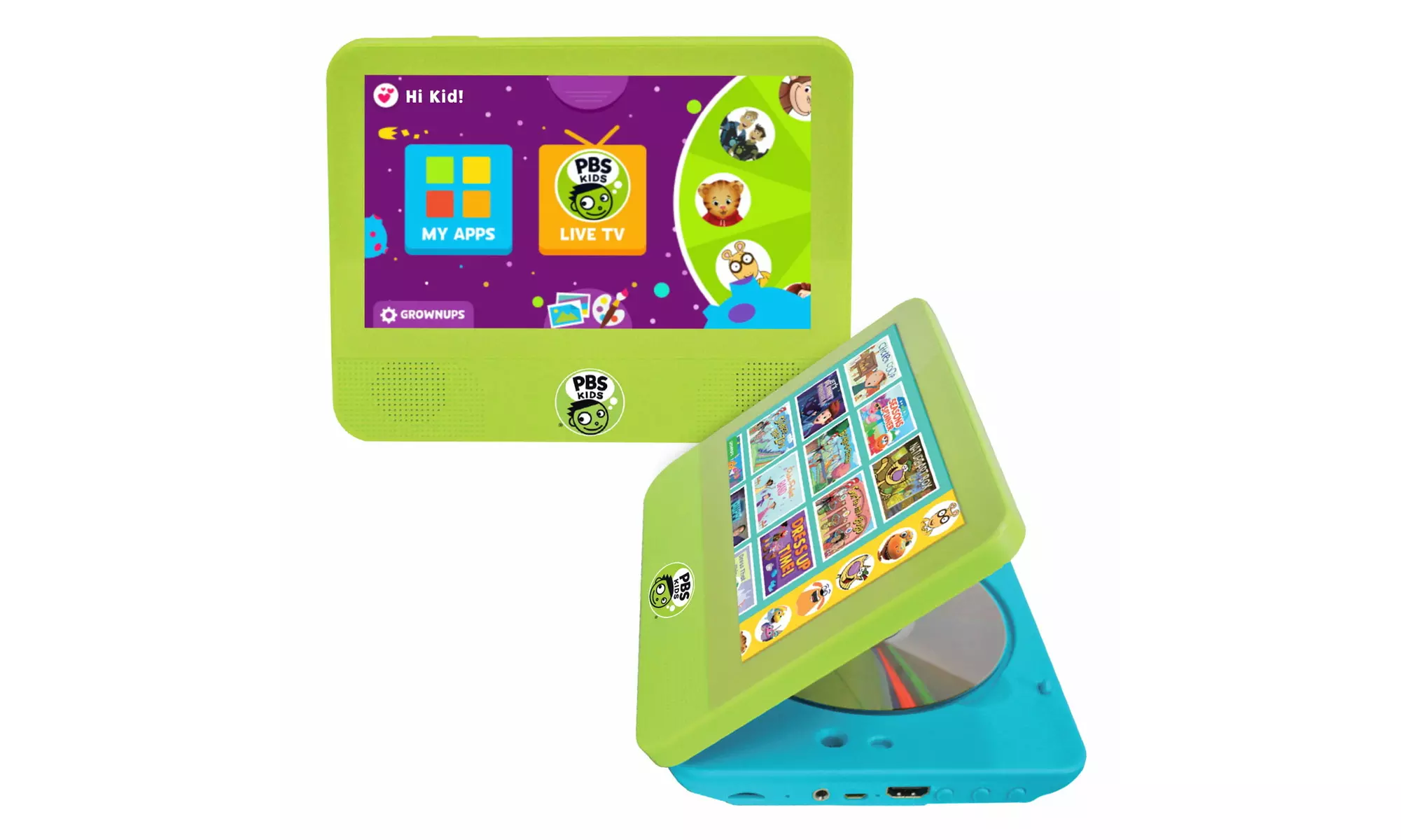 PBS Kids Playtime Pad PBDV704DVDB 7" Tablet with DVD - 1.3GHz -16 GB Storage