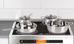 NewHome Stainless Steel Cookware Set Induction-Ready Pots & Pans Set (7-Piece)