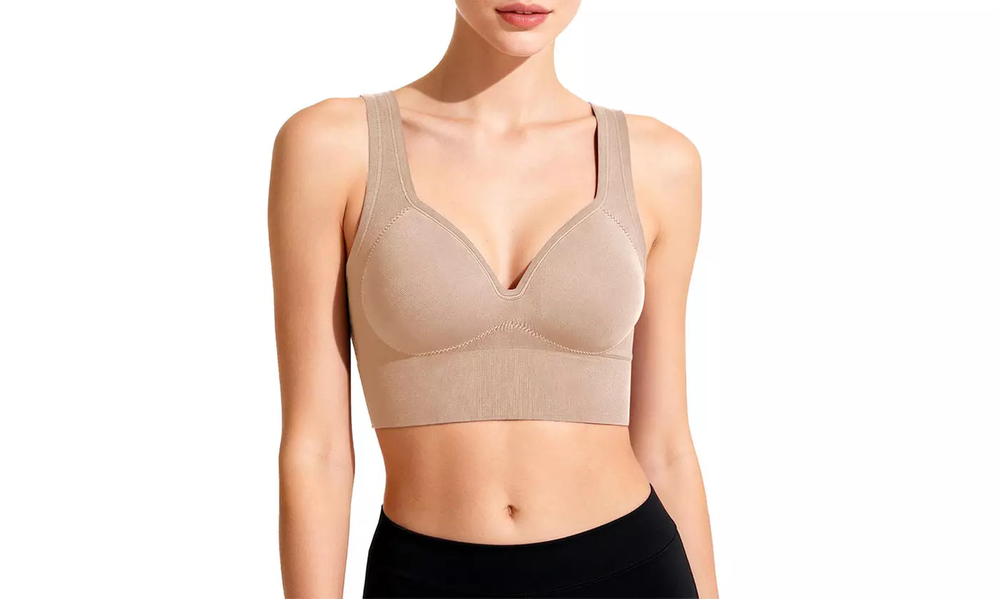 Womens Non-Wired Cami Bra with Natural Lift Support