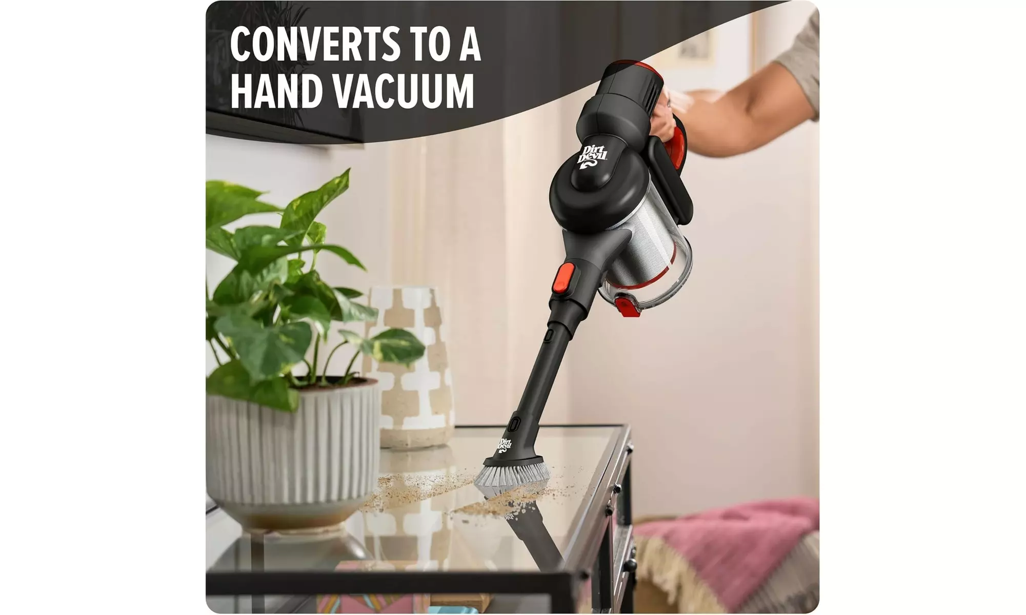 Dirt Devil Multi-Surface Vacuums: Upright, Stick, & 8V Grab & Go+ Cordless Hand Vacuums