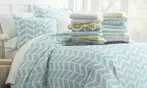 Merit Linens Premium 3 Piece Pattern Duvet Cover Set