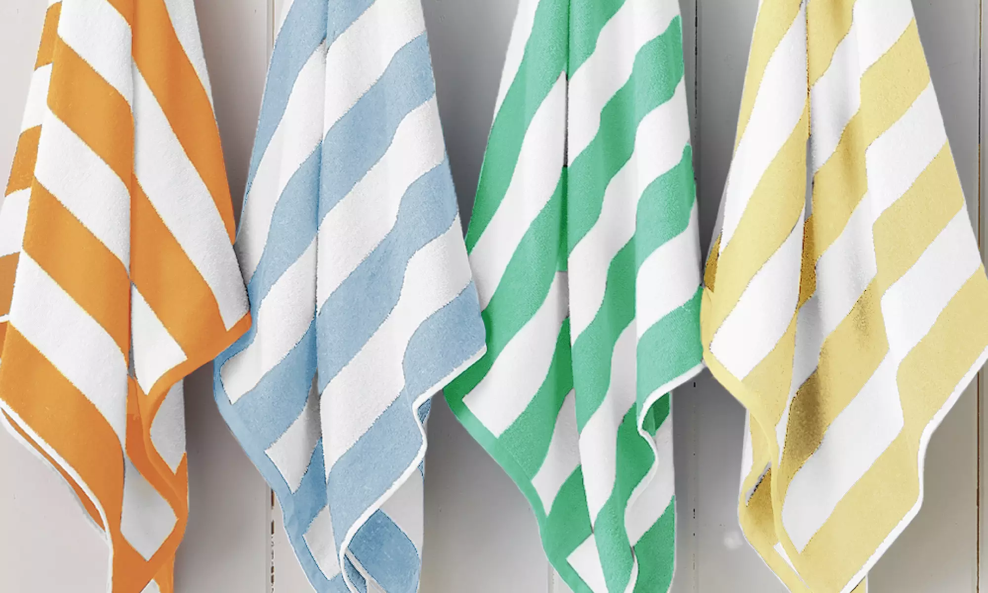 4 Pack Premium Cotton Cabana Beach Towel