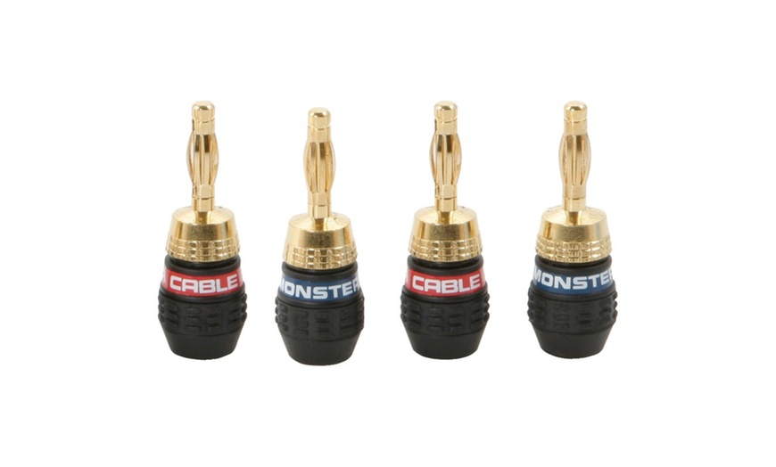 Monster Cable Ql Gmt H Mkii Quicklock Gold Banana Connectors Groupon