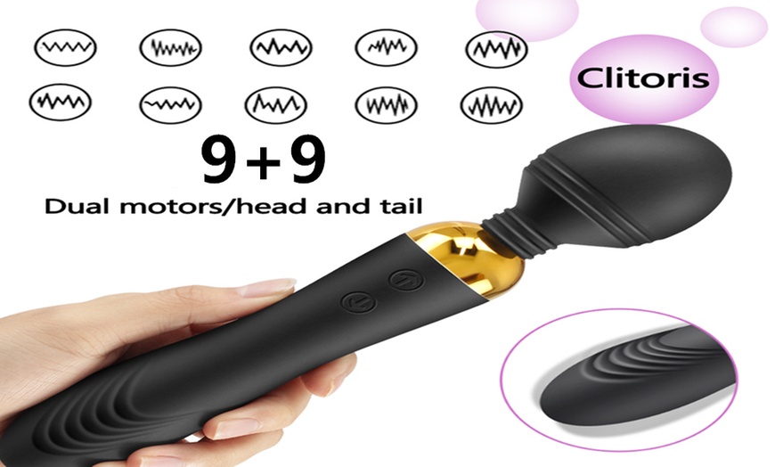 Speeds Powerful Double Head Vibrator Av Magic Wand G Spot Sex Toy Groupon